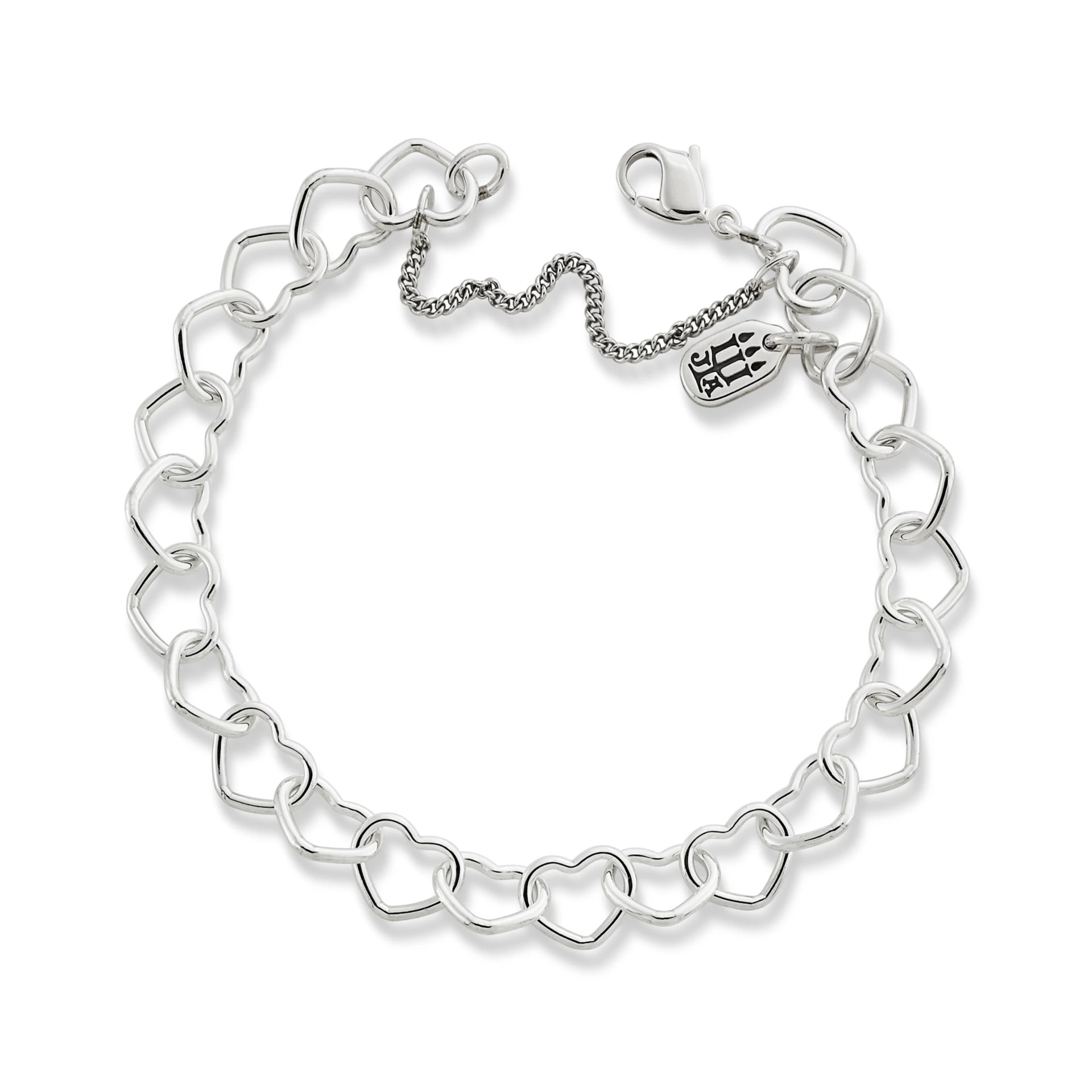 Connected Hearts Charm Bracelet