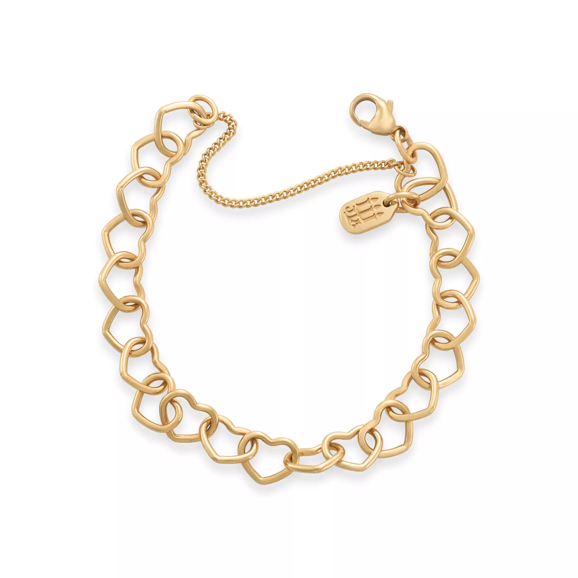 Connected Hearts Charm Bracelet