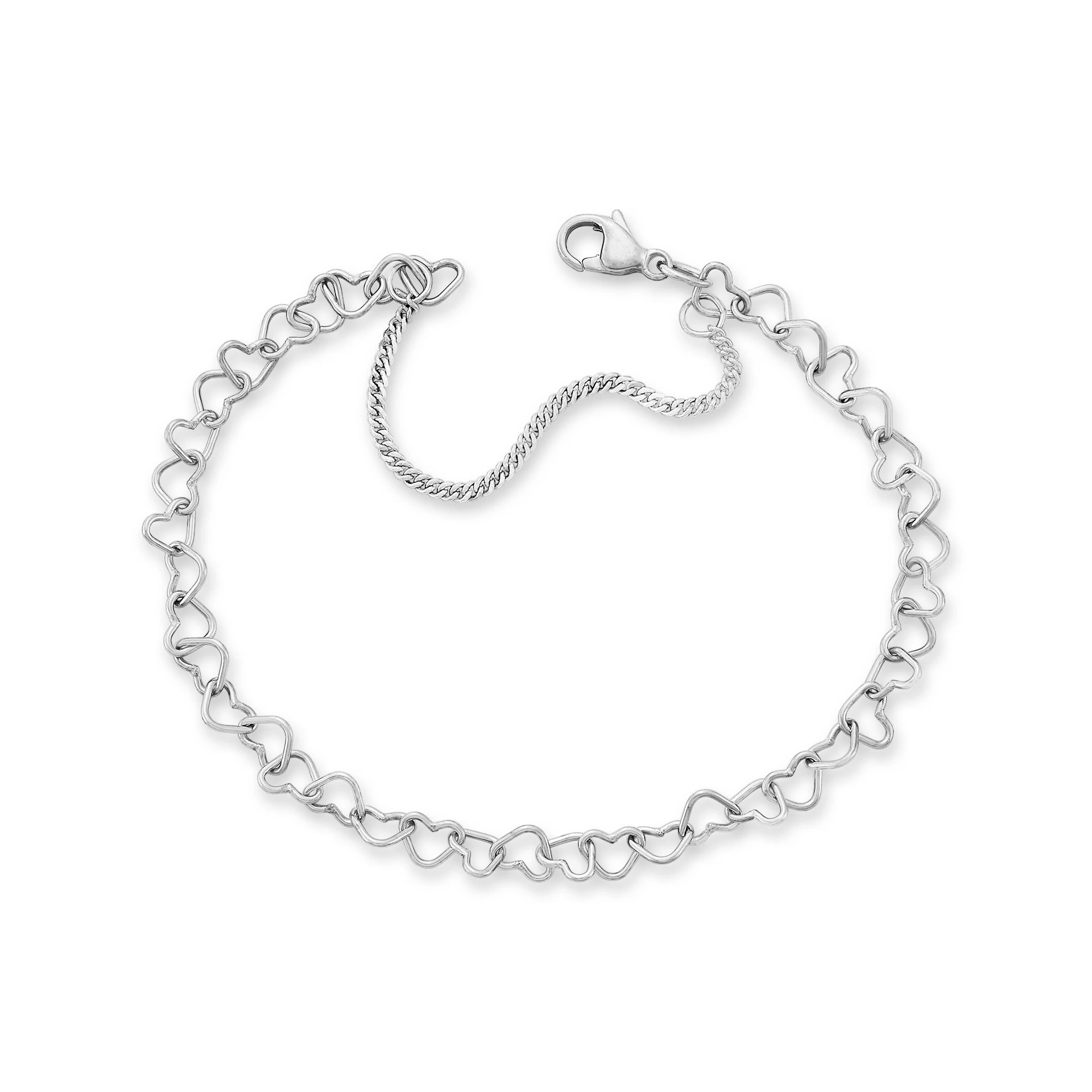 Light Connected Hearts Charm Bracelet