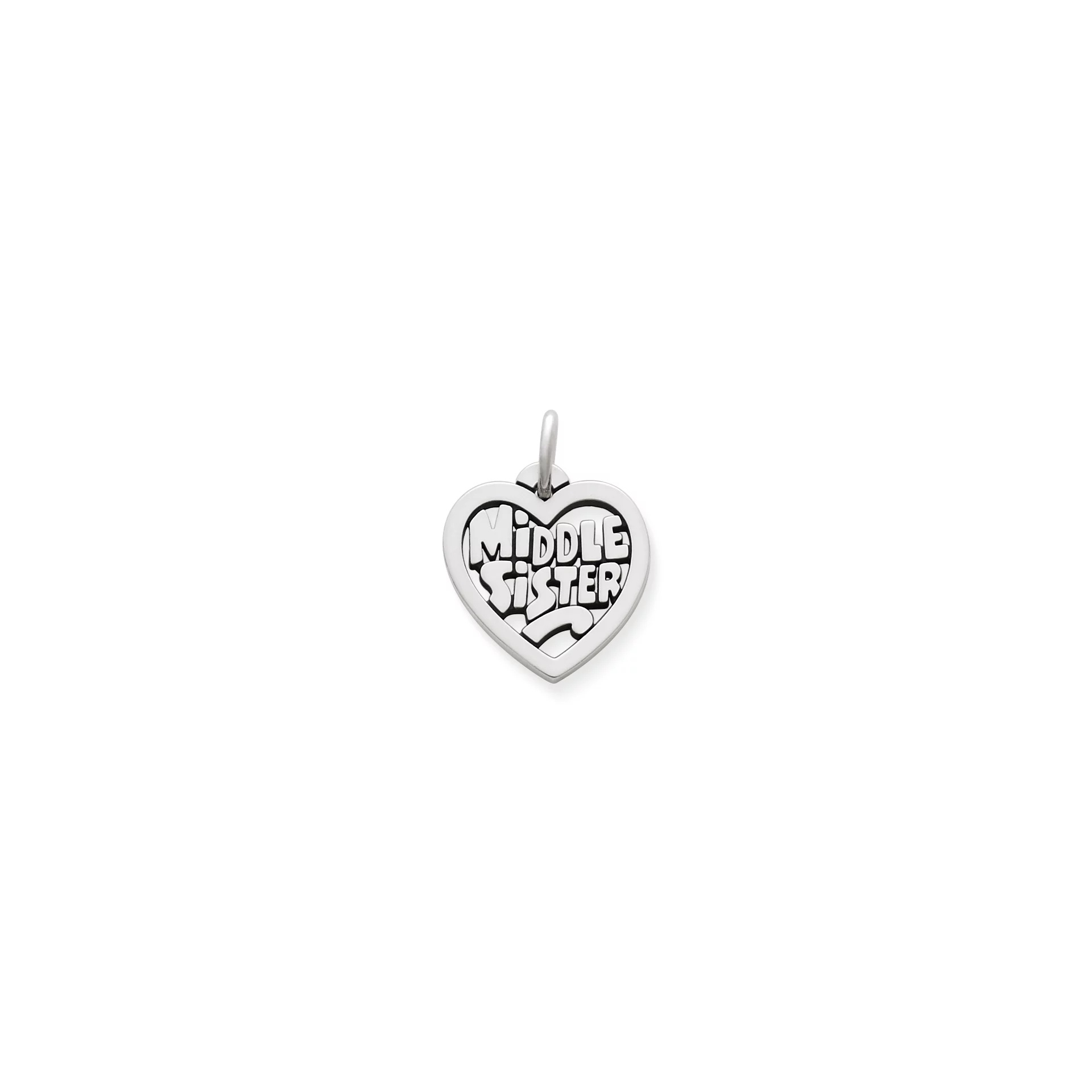 Middle Sister Heart Charm