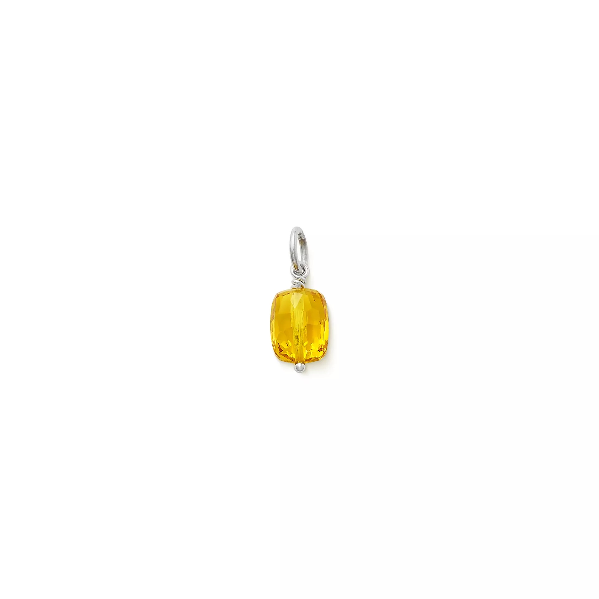 Faceted Gemstone Bead Pendant