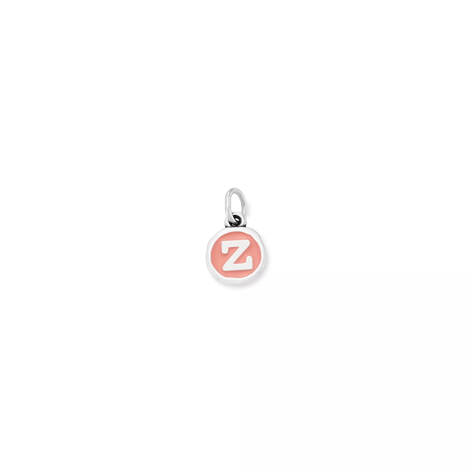 Enamel Initial Disc Charm