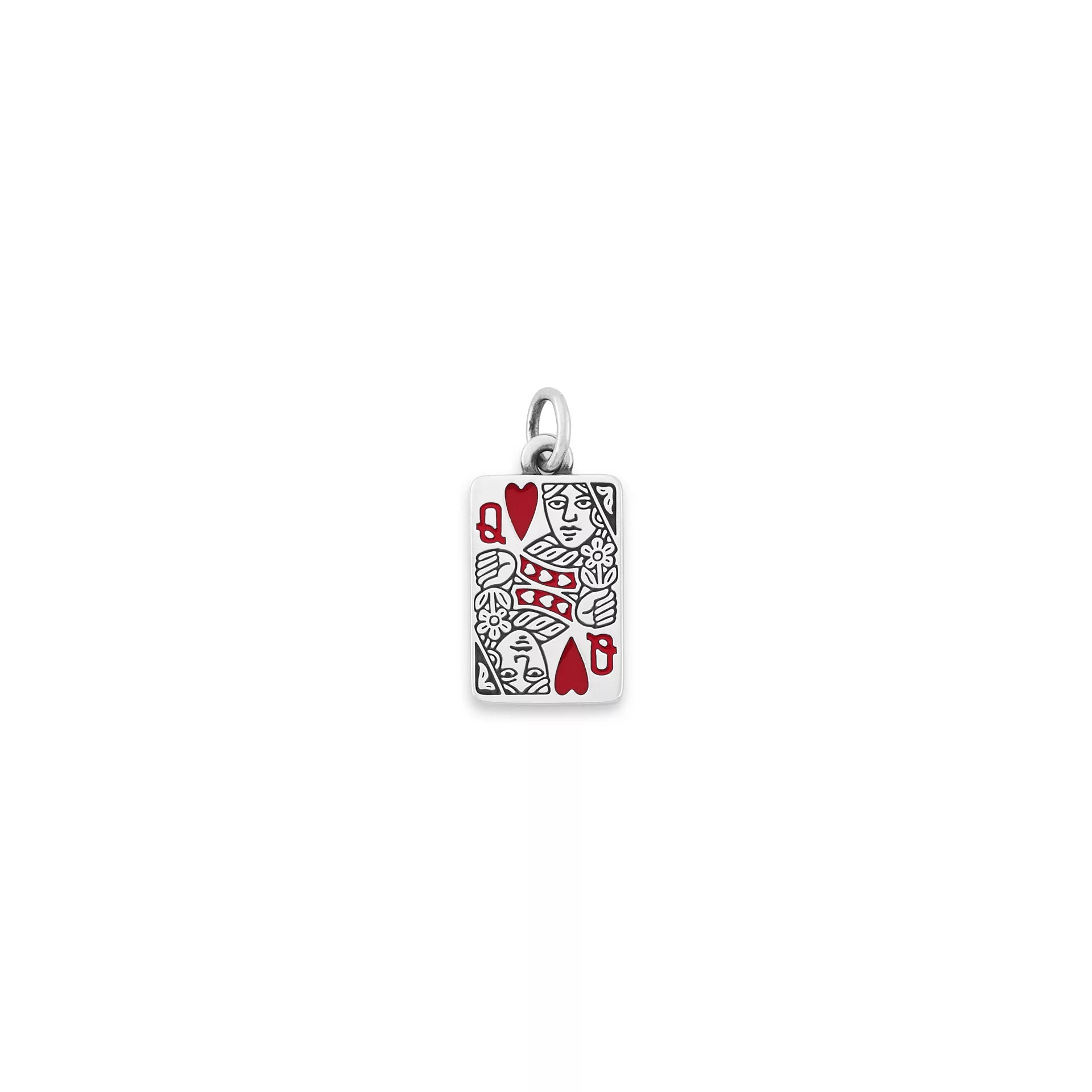 Enamel Queen of Hearts Charm