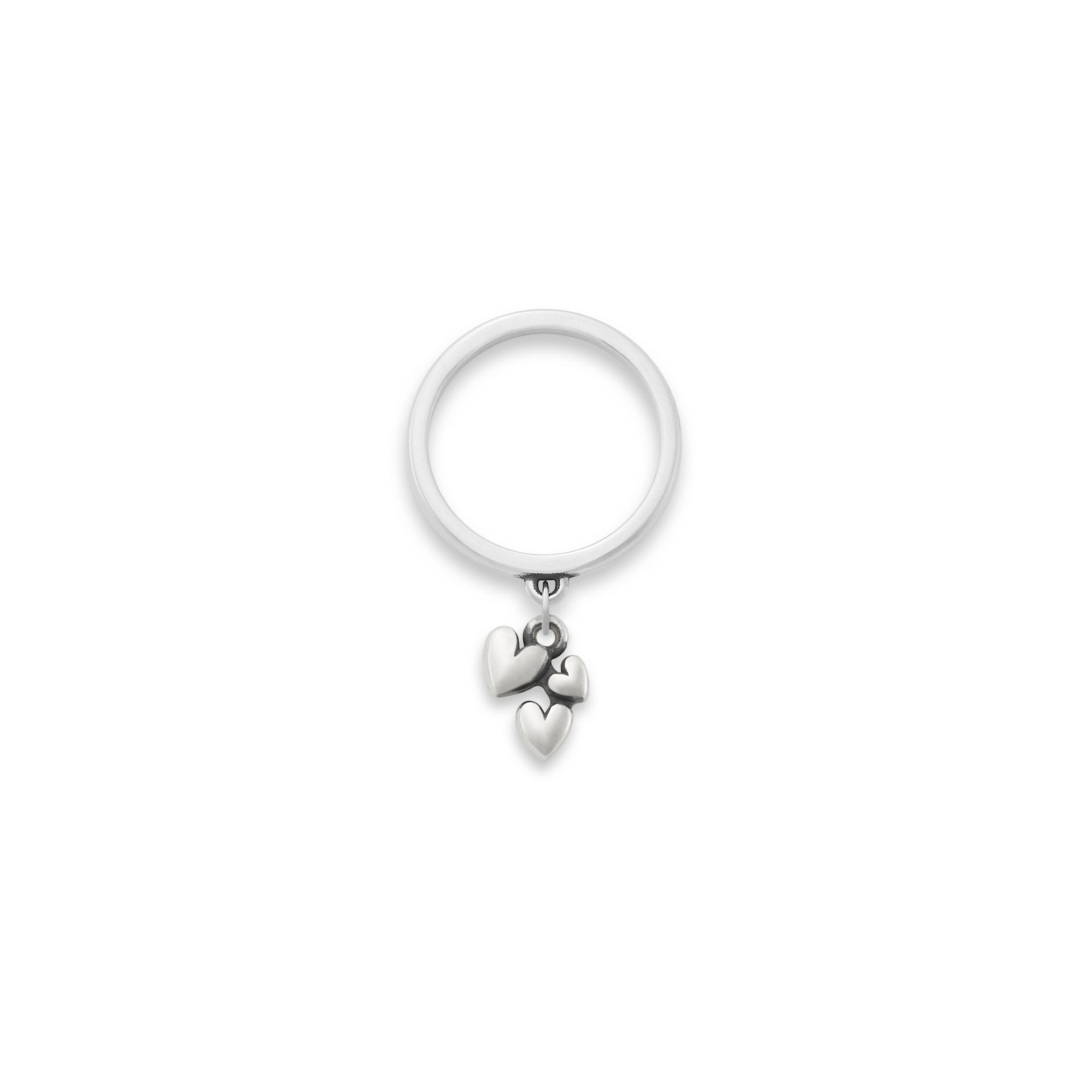 Gathered Hearts Charm Dangle Ring