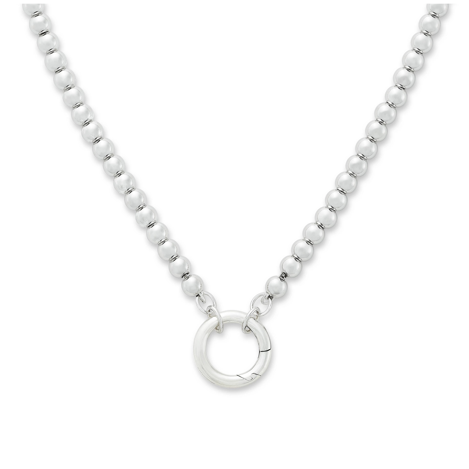 Beaded Chain Changeable Charm Necklace